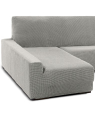 Left long arm chaise longue cover Sofaskins NIAGARA Grey (Refurbished B)