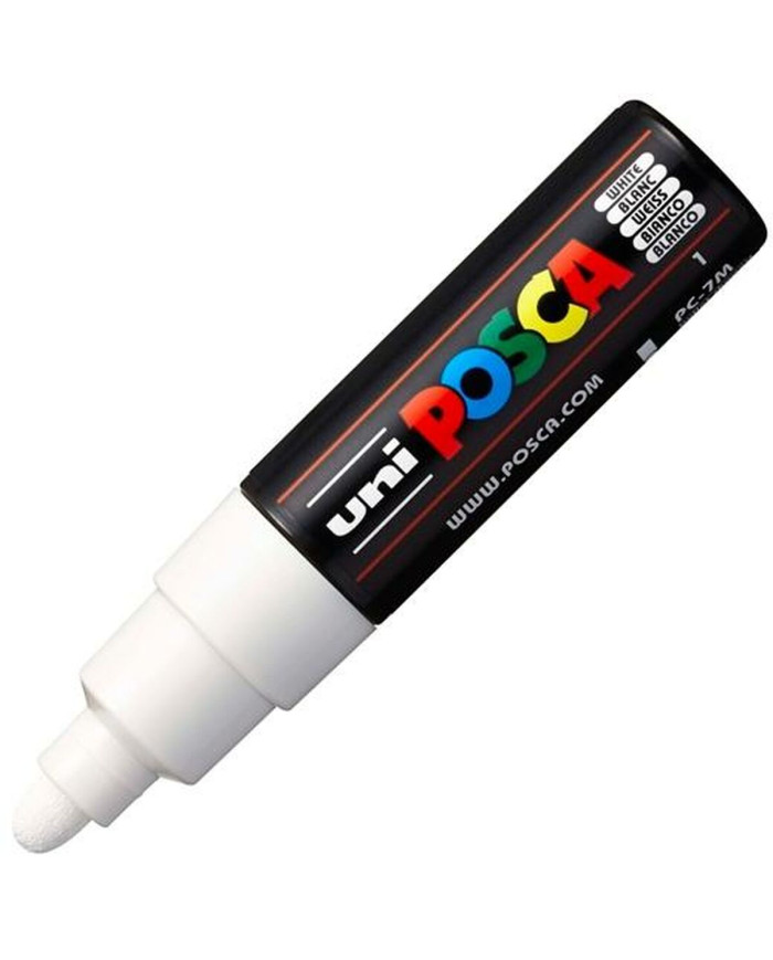 Marker Uni-Ball PC-7M Blanco White