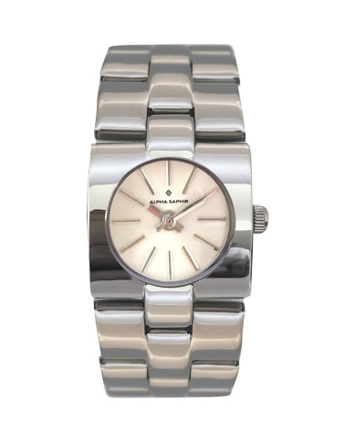 Unisex Watch Alpha Saphir 271K Beige Silver