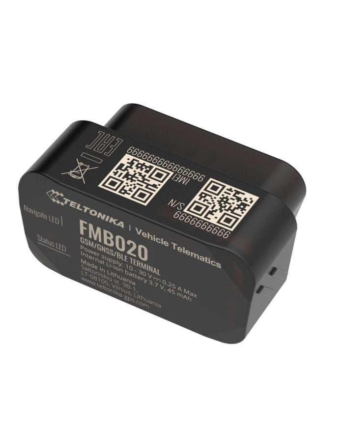 GPS locator Teltonika FMB020 Black