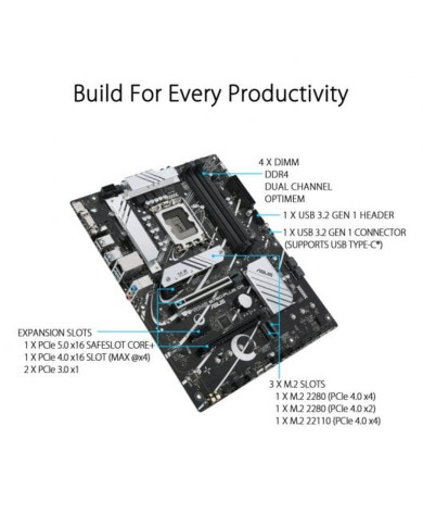 Motherboard Asus PRIME B760-PLUS D4 LGA 1700