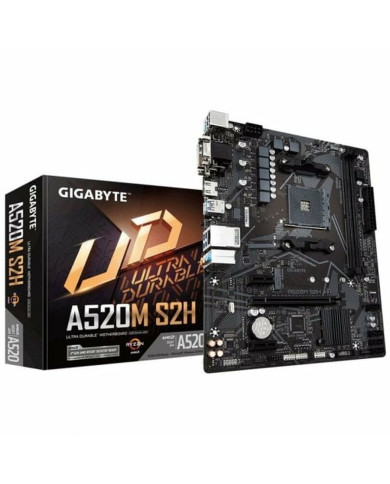 Motherboard Gigabyte A520M S2H AMD AM4 AMD A520 AMD
