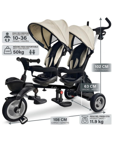 Tricycle Ociotrends Twinned (Refurbished D)