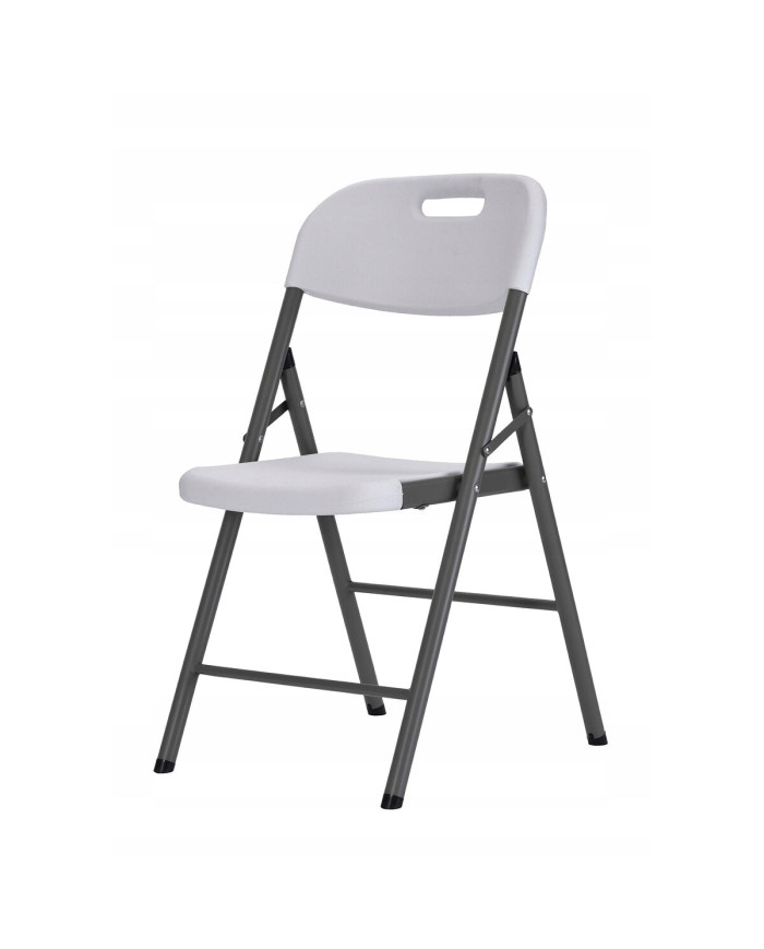 Marbueno Folding Chair Resin White 44x53x83 cm Catering, Beach & Camping 10531
