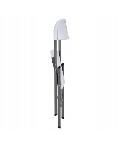 Marbueno Folding Chair Resin White 44x53x83 cm Catering, Beach & Camping 10531