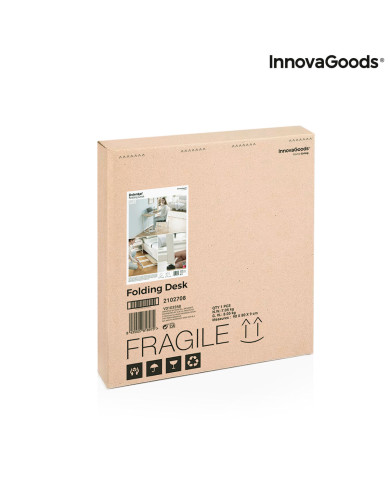 Folding desk InnovaGoods V0103358 White (Refurbished B)
