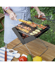 Mini Folding Portable Barbecue for Charcoal Foldecue InnovaGoods
