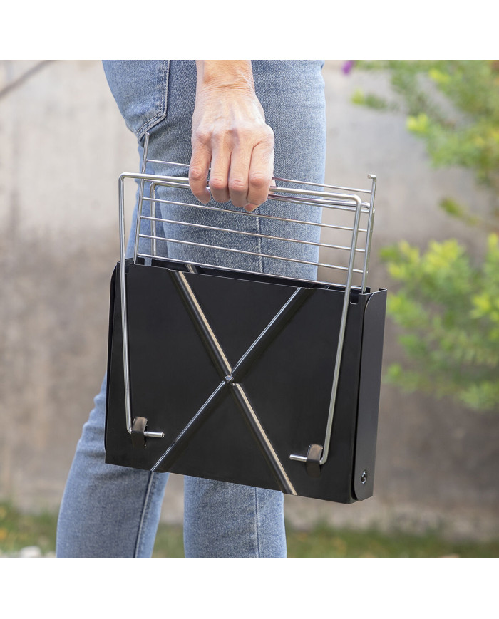 Mini Folding Portable Barbecue for Charcoal Foldecue InnovaGoods