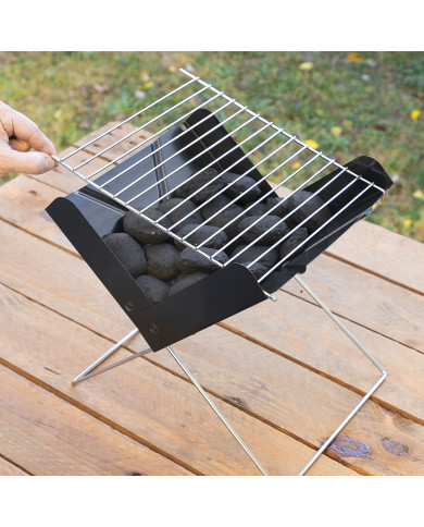 Mini Folding Portable Barbecue for Charcoal Foldecue InnovaGoods