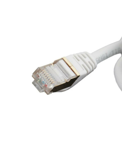 FTP Category 7 Rigid Network Cable iggual IGG318621 White 10 m