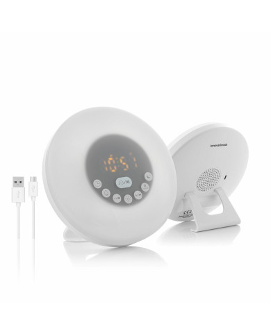 Rechargeable Sunrise Alarm Clock with Speaker Sunrilk InnovaGoods