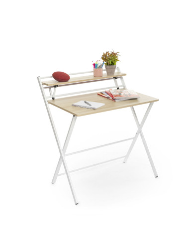 Folding Desk with Shelf Tablezy InnovaGoods