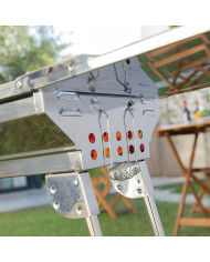 Stainless Steel Foldable Charcoal BBQ ExelQ InnovaGoods