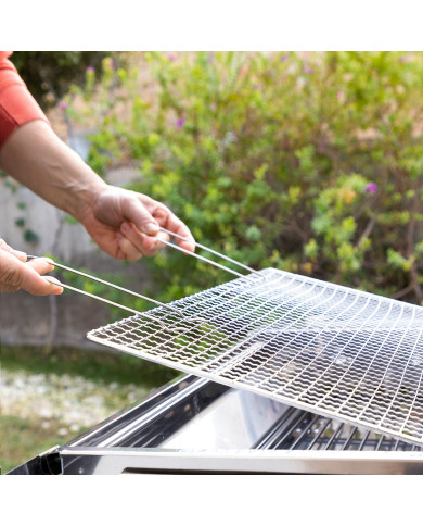 Stainless Steel Foldable Charcoal BBQ ExelQ InnovaGoods