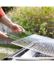 Stainless Steel Foldable Charcoal BBQ ExelQ InnovaGoods