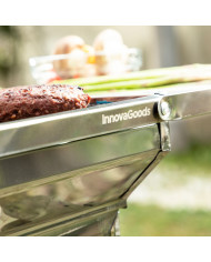 Stainless Steel Foldable Charcoal BBQ ExelQ InnovaGoods