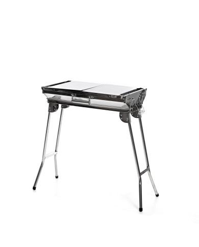 Stainless Steel Foldable Charcoal BBQ ExelQ InnovaGoods