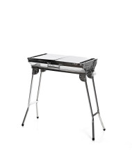 Stainless Steel Foldable Charcoal BBQ ExelQ InnovaGoods