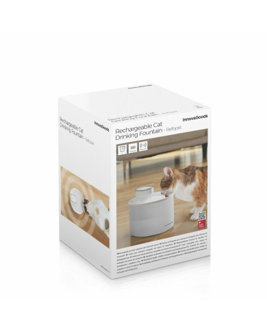 Rechargeable Cat Water Fountain with Sensor Refopet InnovaGoods
