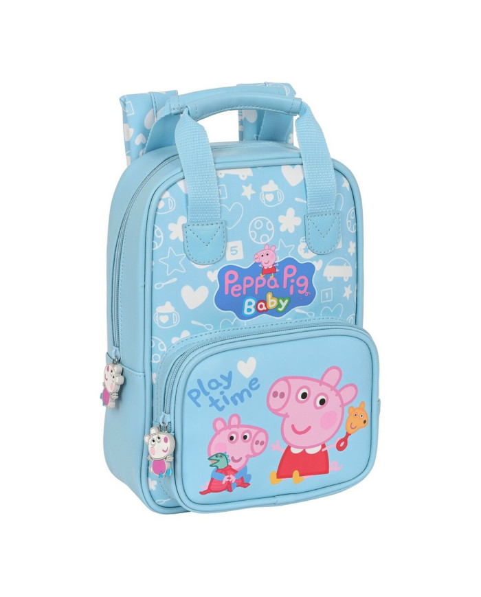 Child bag Peppa Pig Baby Light Blue (20 x 28 x 8 cm)
