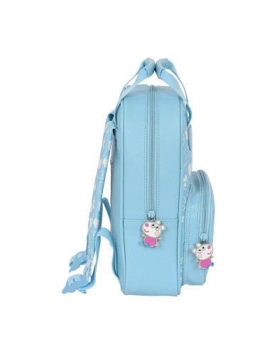 Child bag Peppa Pig Baby Light Blue (20 x 28 x 8 cm)