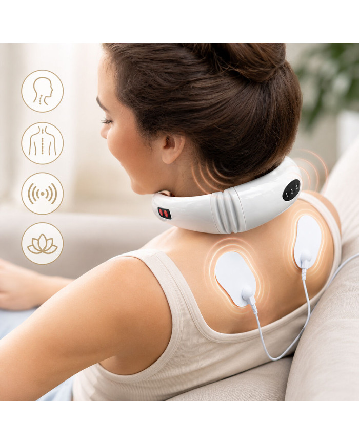 Electromagnetic Neck and Back Massager Calmagner InnovaGoods