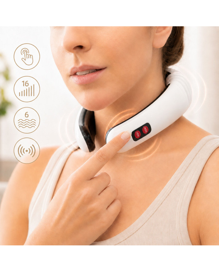 Electromagnetic Neck and Back Massager Calmagner InnovaGoods