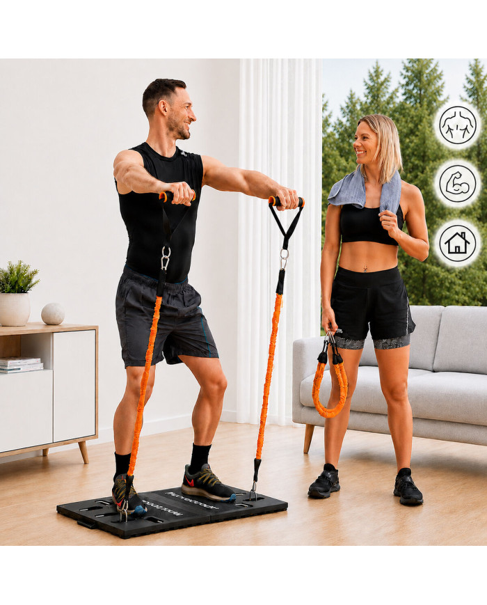 Integrated Portable Training System with Exercise Guide Gympak Max InnovaGoods