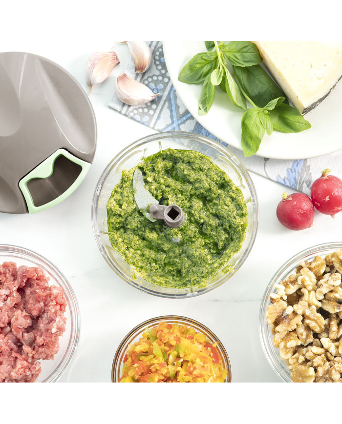 Manual mini chopper with pull cord Spinop InnovaGoods