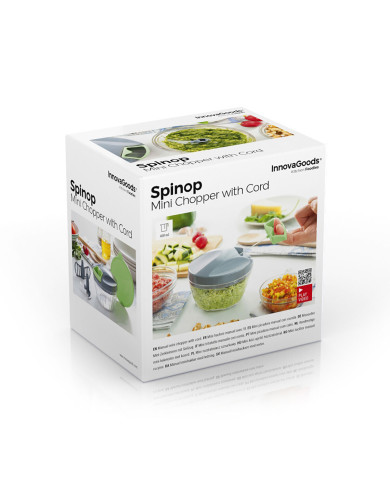 Manual mini chopper with pull cord Spinop InnovaGoods