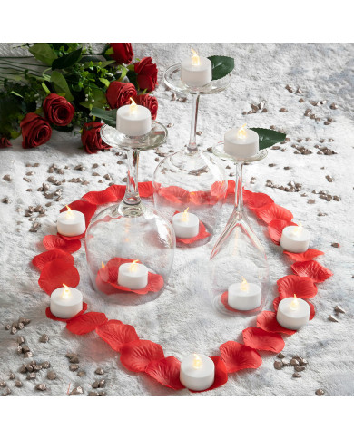 Set of LED Tealight Candles Romandle InnovaGoods 12 Units