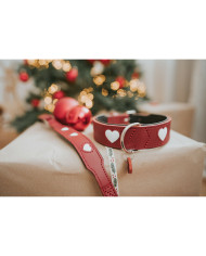 Dog collar Hunter Love Red XS 24-28 cm