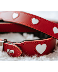Dog collar Hunter Love Red XS 24-28 cm