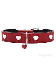 Dog collar Hunter Love Red XS 24-28 cm