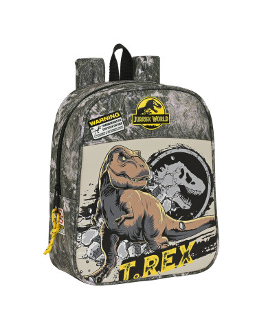 Child bag Jurassic World Warning Grey 22 x 27 x 10 cm
