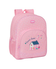 School Bag Glow Lab Sweet home Pink 33 x 42 x 14 cm