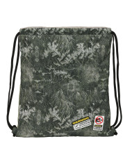 Backpack with Strings Jurassic World Warning Grey 35 x 40 x 1 cm