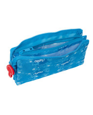 Double Carry-all Los Pitufos Blue 22 x 12 x 3 cm