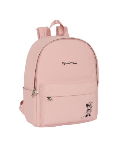 Laptop Backpack Minnie Mouse Teen Misty Pink 31 x 40 x 16 cm
