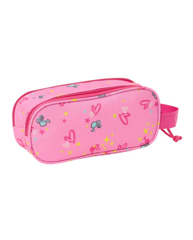 Double Carry-all Barbie Pink Fuchsia 21 x 8 x 6 cm 3D