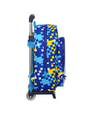 School Rucksack with Wheels Sonic Speed 26 x 34 x 11 cm Blue