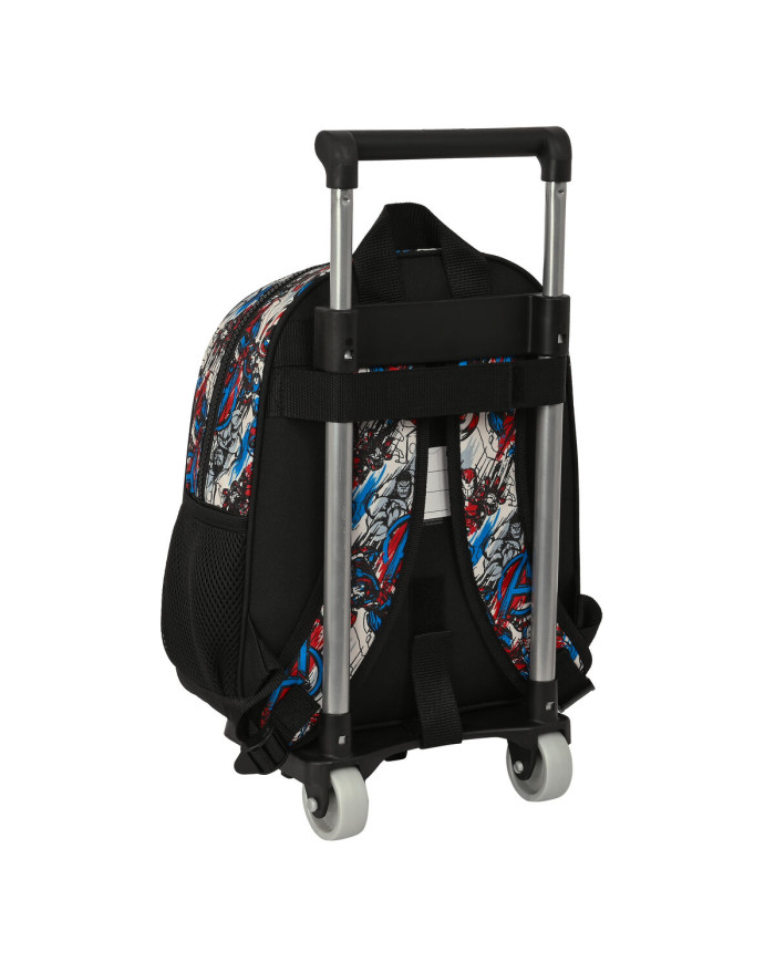 School Rucksack with Wheels The Avengers Forever Multicolour 27 x 33 x 10 cm