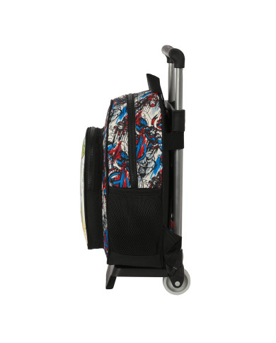 School Rucksack with Wheels The Avengers Forever Multicolour 27 x 33 x 10 cm