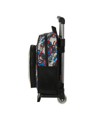 School Rucksack with Wheels The Avengers Forever Multicolour 27 x 33 x 10 cm