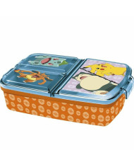 Compartment Lunchbox Pokémon Multicolour 16 x 6 x 12,5 cm