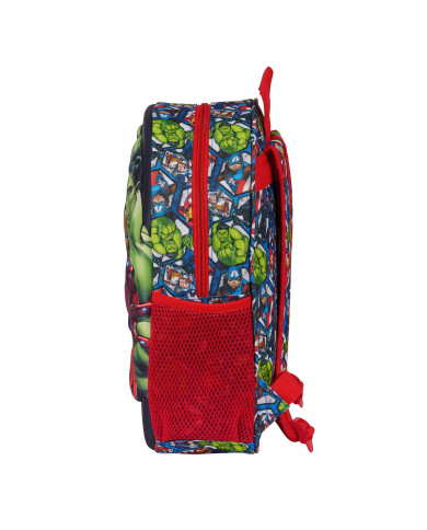School Bag The Avengers Black Red 27 x 33 x 10 cm