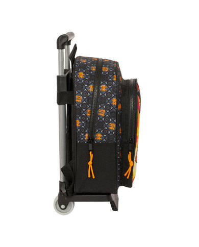 School Rucksack with Wheels Dragon Ball Black 27 x 33 x 10 cm