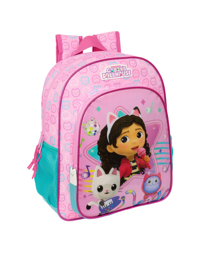 School Bag Gabby's Dollhouse Party Pink 26 x 34 x 11 cm