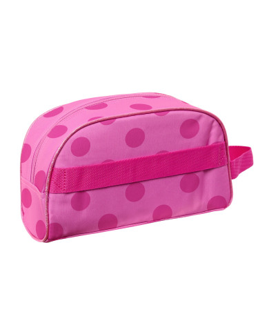 School Toilet Bag Lady Bug Fuchsia 26 x 16 x 9 cm