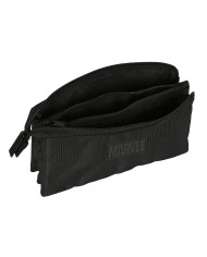 Triple Carry-all Capitán América Black (22 x 12 x 3 cm)